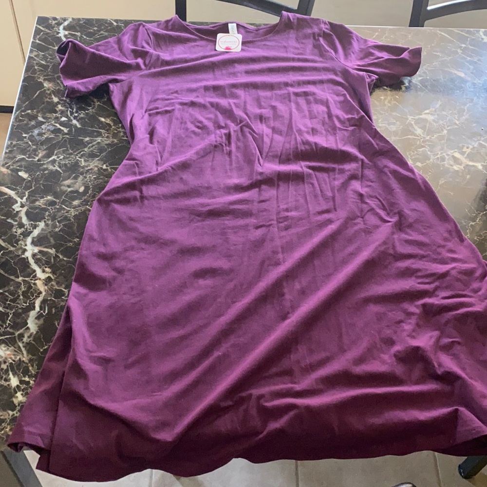 Brand new- Zenana Premium- Purple Dress W/Pockets